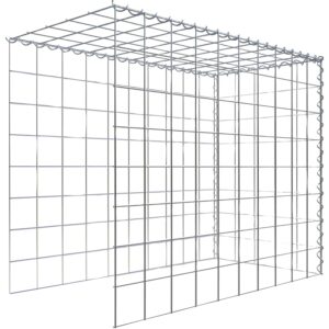 Gabiona Gabione-Anbaukorb Typ 4 80 x 100 x 50 cm Maschenw 10 x 10 cm