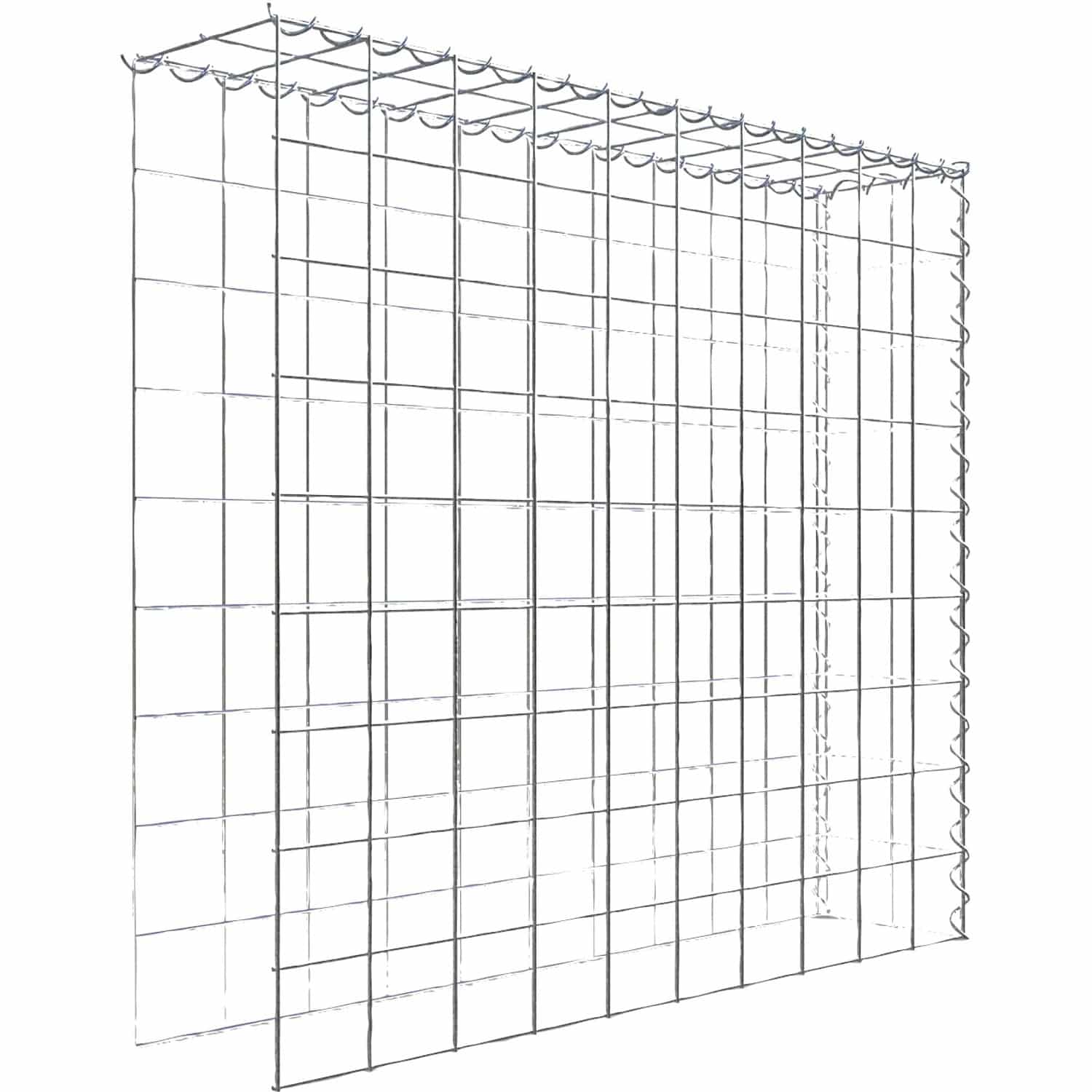 Gabiona Gabione-Anbaukorb Typ 4 90 x 100 x 20 cm Maschenw 10 x 10 cm