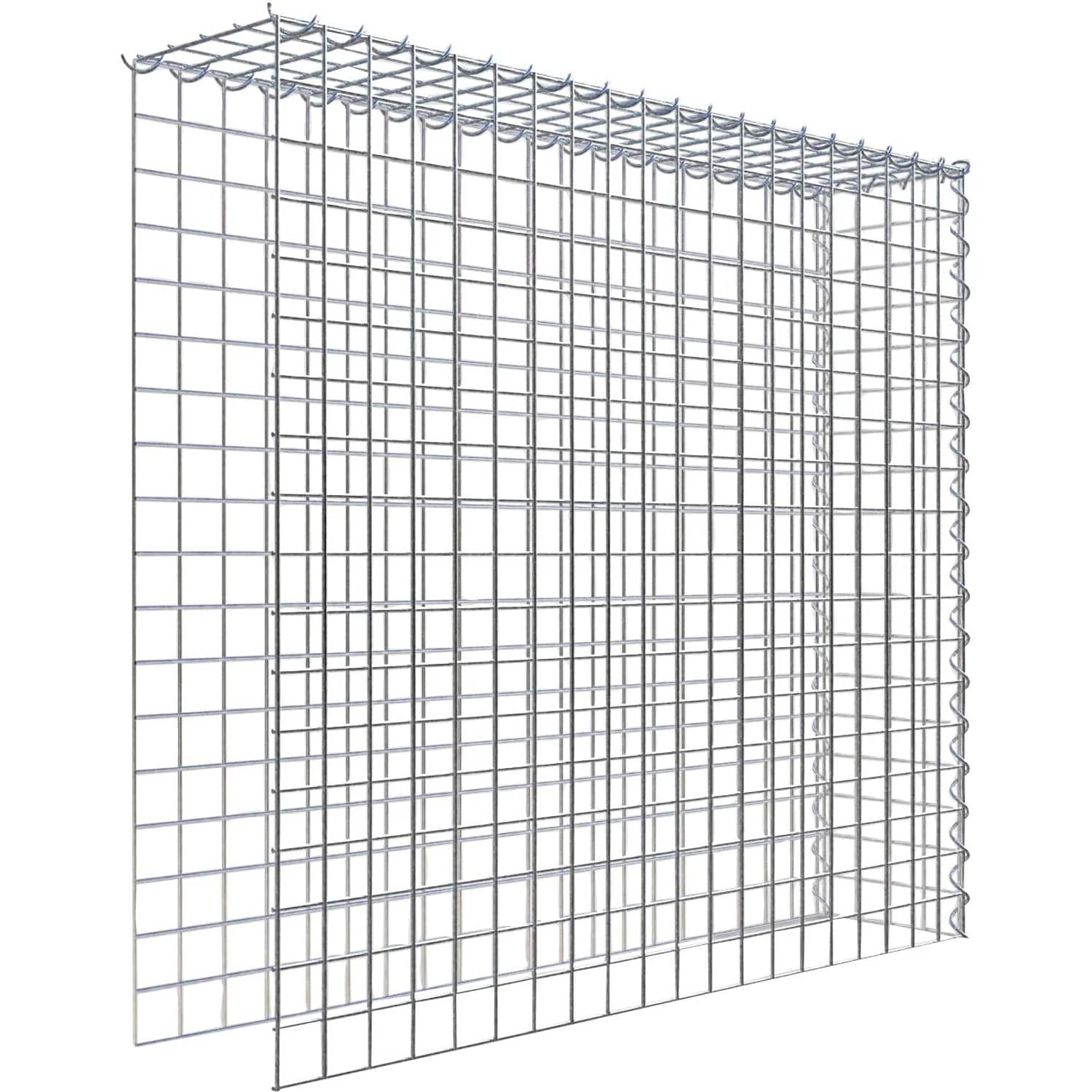 Gabiona Gabione-Anbaukorb Typ 4 90 x 100 x 20 cm Maschenw 5 x 5 cm