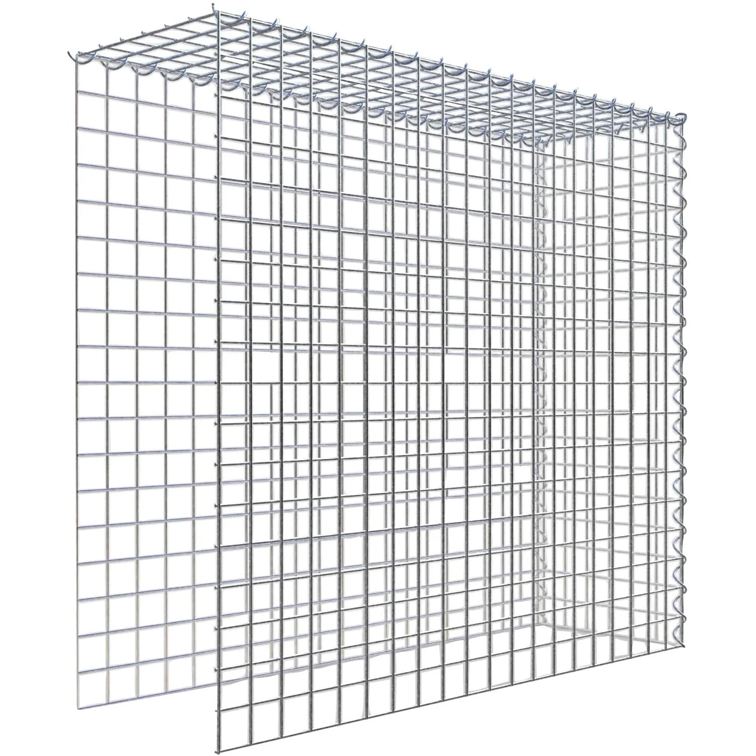 Gabiona Gabione-Anbaukorb Typ 4 90 x 100 x 30 cm Maschenw 5 x 5 cm