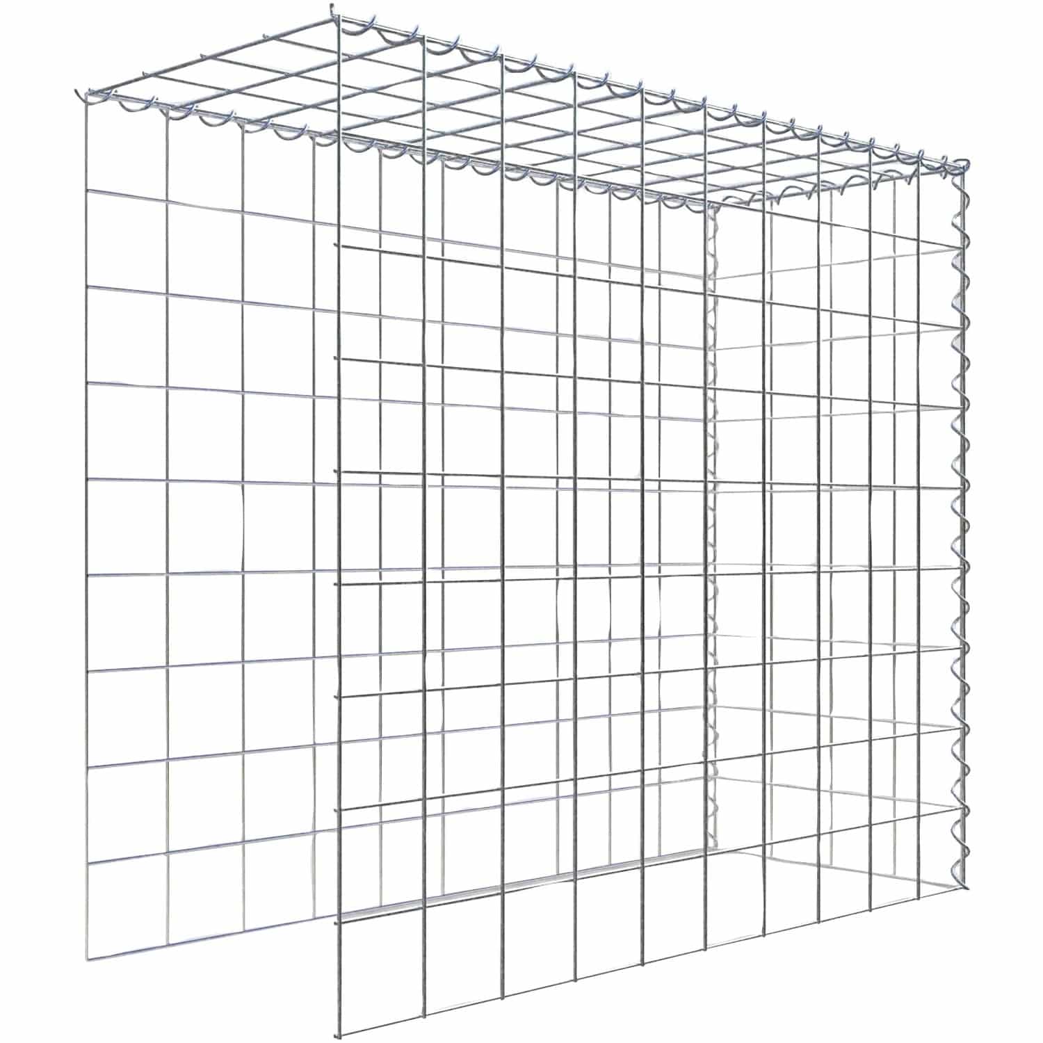 Gabiona Gabione-Anbaukorb Typ 4 90 x 100 x 40 cm Maschenw 10 x 10 cm