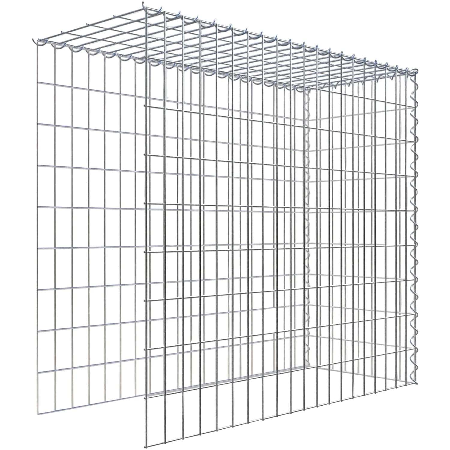 Gabiona Gabione-Anbaukorb Typ 4 90 x 100 x 40 cm Maschenw 5 x 10 cm