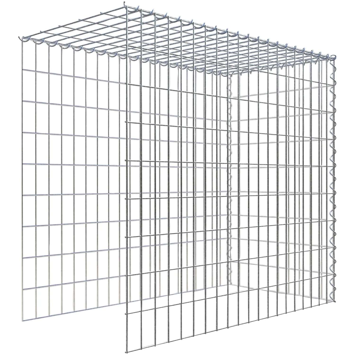 Gabiona Gabione-Anbaukorb Typ 4 90 x 100 x 50 cm Maschenw 5 x 10 cm