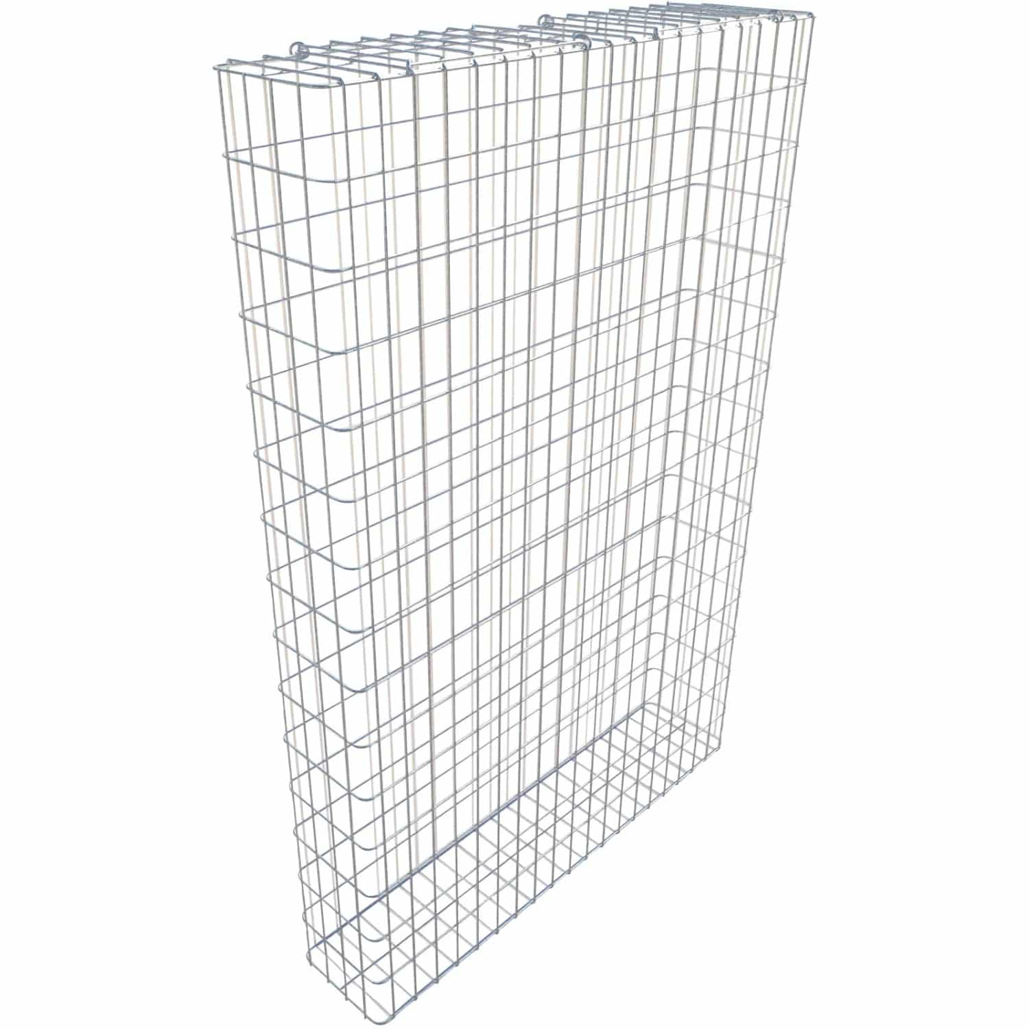 Gabiona Gabione feuerverz 152 x 102 x 22 cm Maschenw 5 x 10 cm