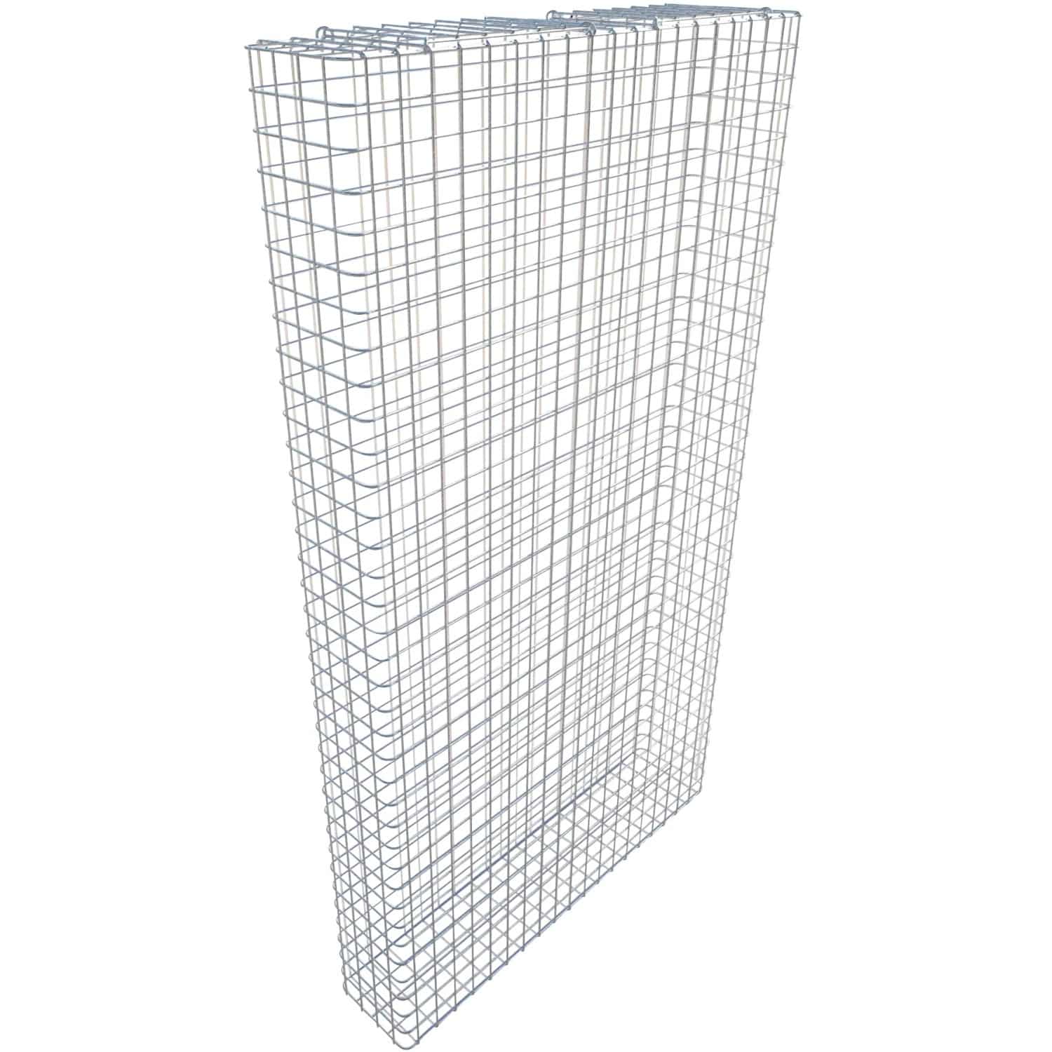 Gabiona Gabione feuerverz 182 x 102 x 22 cm Maschenw 5 x 5 cm