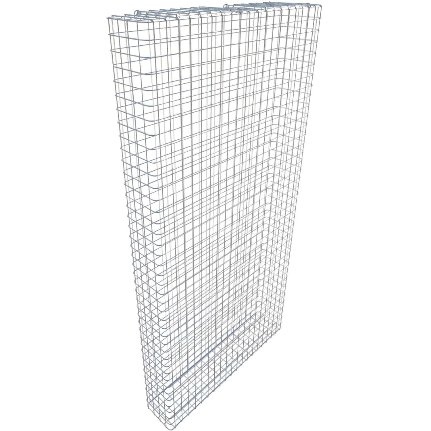 Gabiona Gabione feuerverz 202 x 102 x 22 cm Maschenw 5 x 5 cm