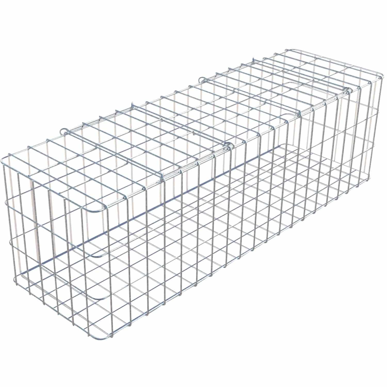 Gabiona Gabione feuerverz 32 x 102 x 32 cm Maschenw 5 x 10 cm