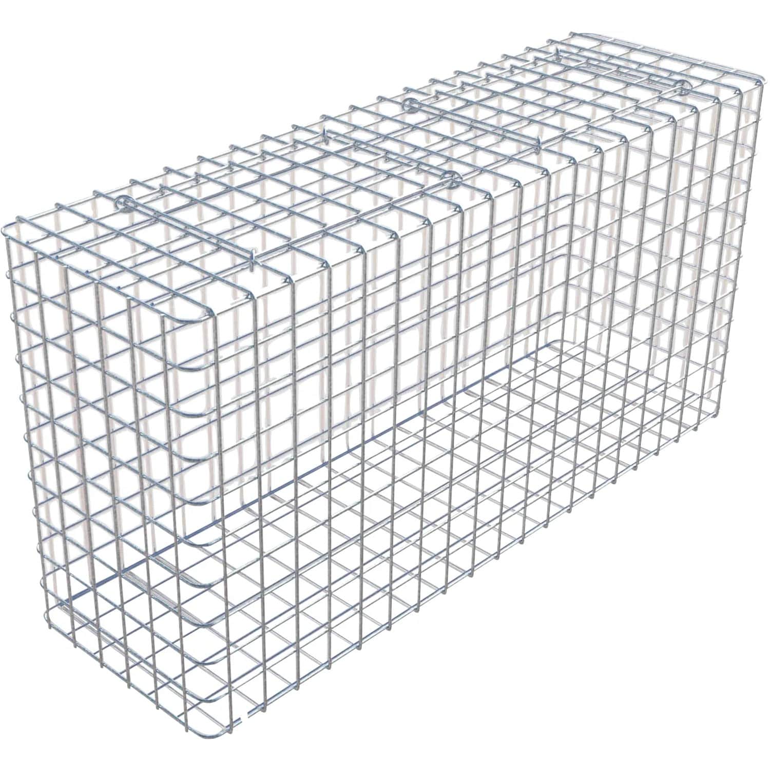 Gabiona Gabione feuerverz 52 x 102 x 32 cm Maschenw 5 x 5 cm