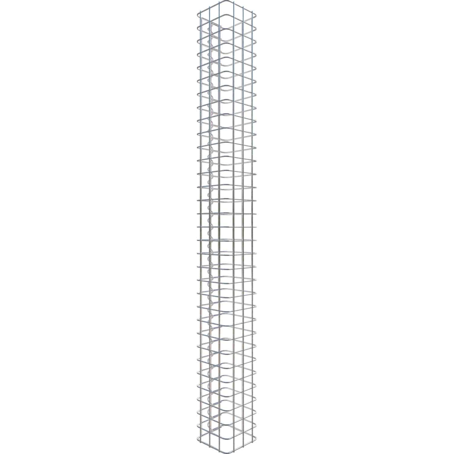 Gabiona Gabionen-Säule eckig 160 cm x 17 cm x 17 cm Maschenw 5 cm x 5 cm