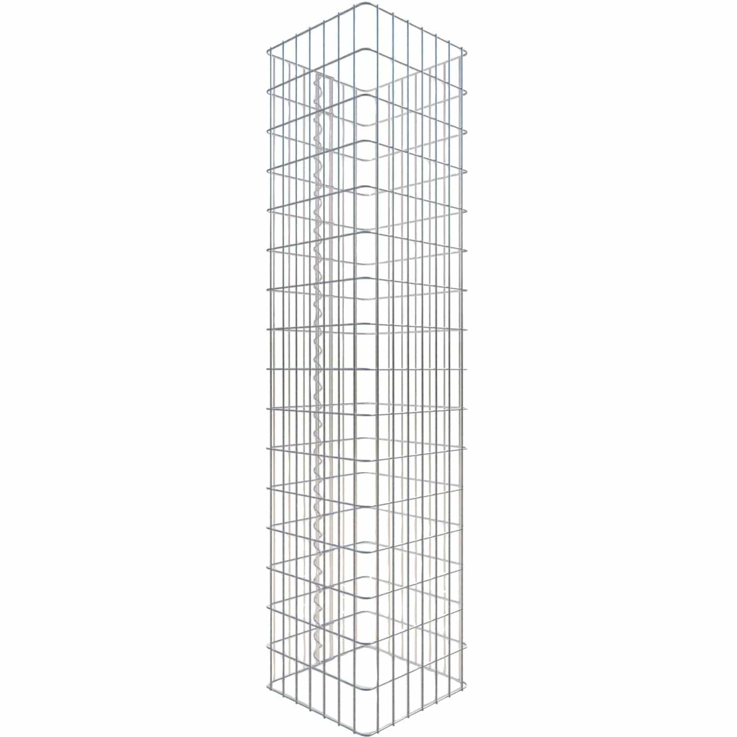Gabiona Gabionen-Säule eckig 160 x 37 x 37 cm Maschenw 5 x 10 cm