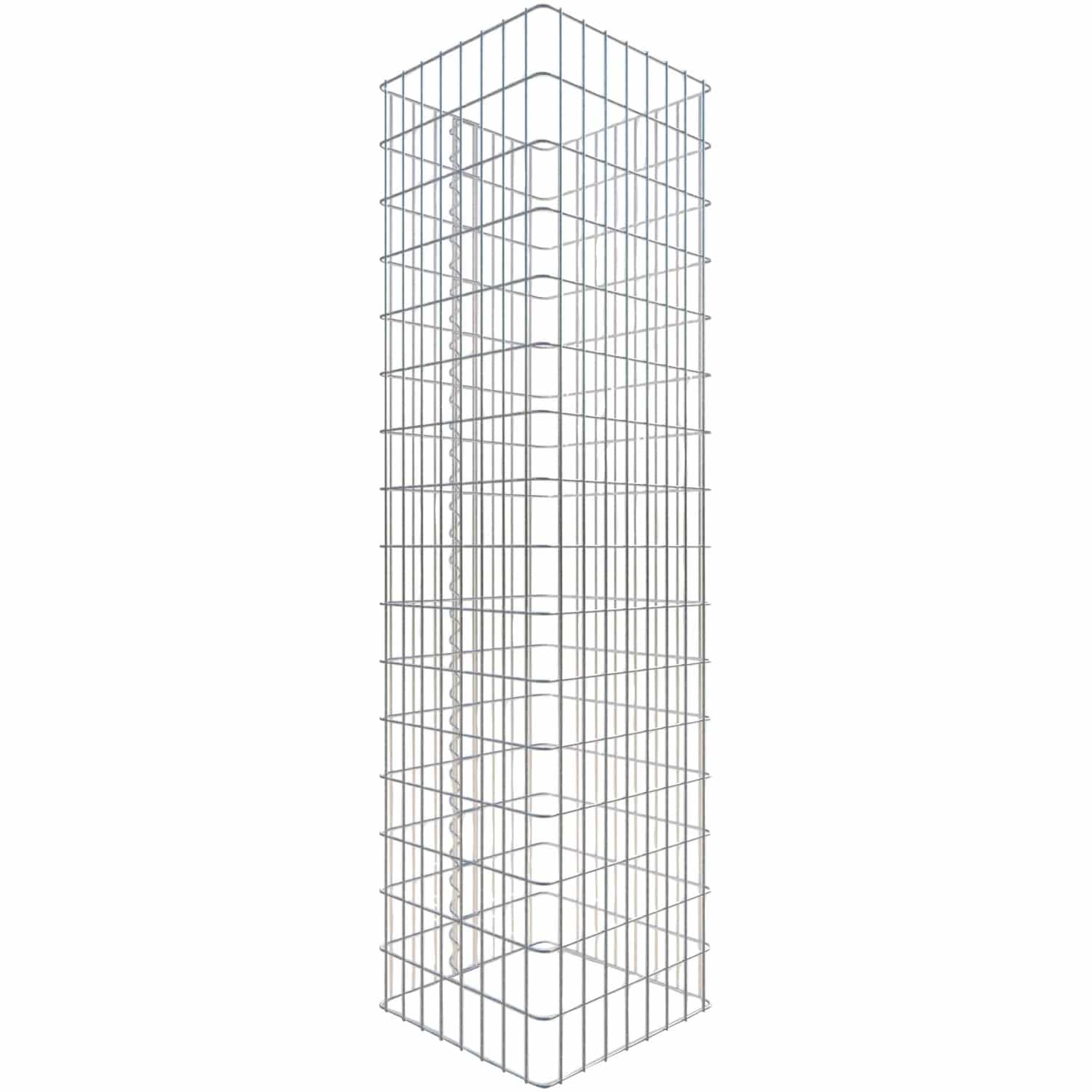 Gabiona Gabionen-Säule eckig 160 x 42 x 42 cm Maschenw 5 x 10 cm
