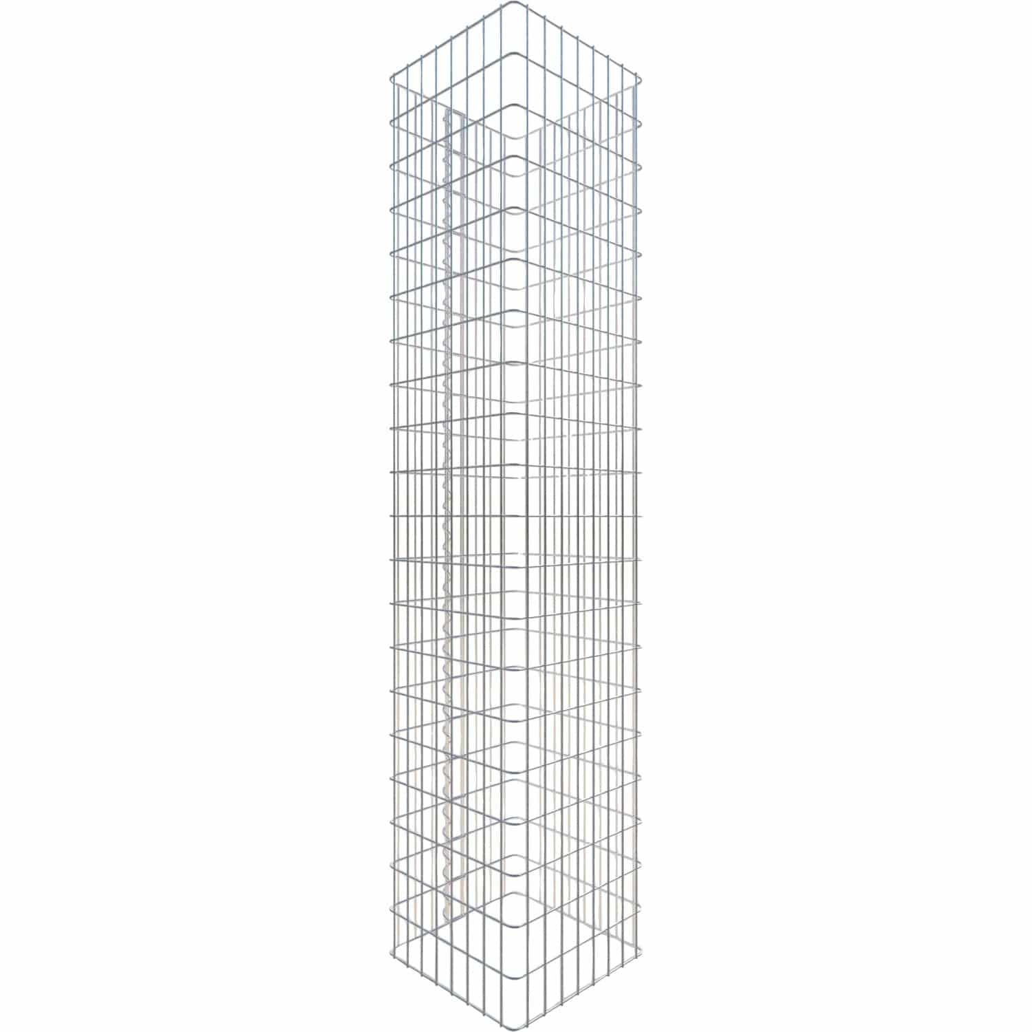 Gabiona Gabionen-Säule eckig 200 x 42 x 42 cm Maschenw 5 x 10 cm