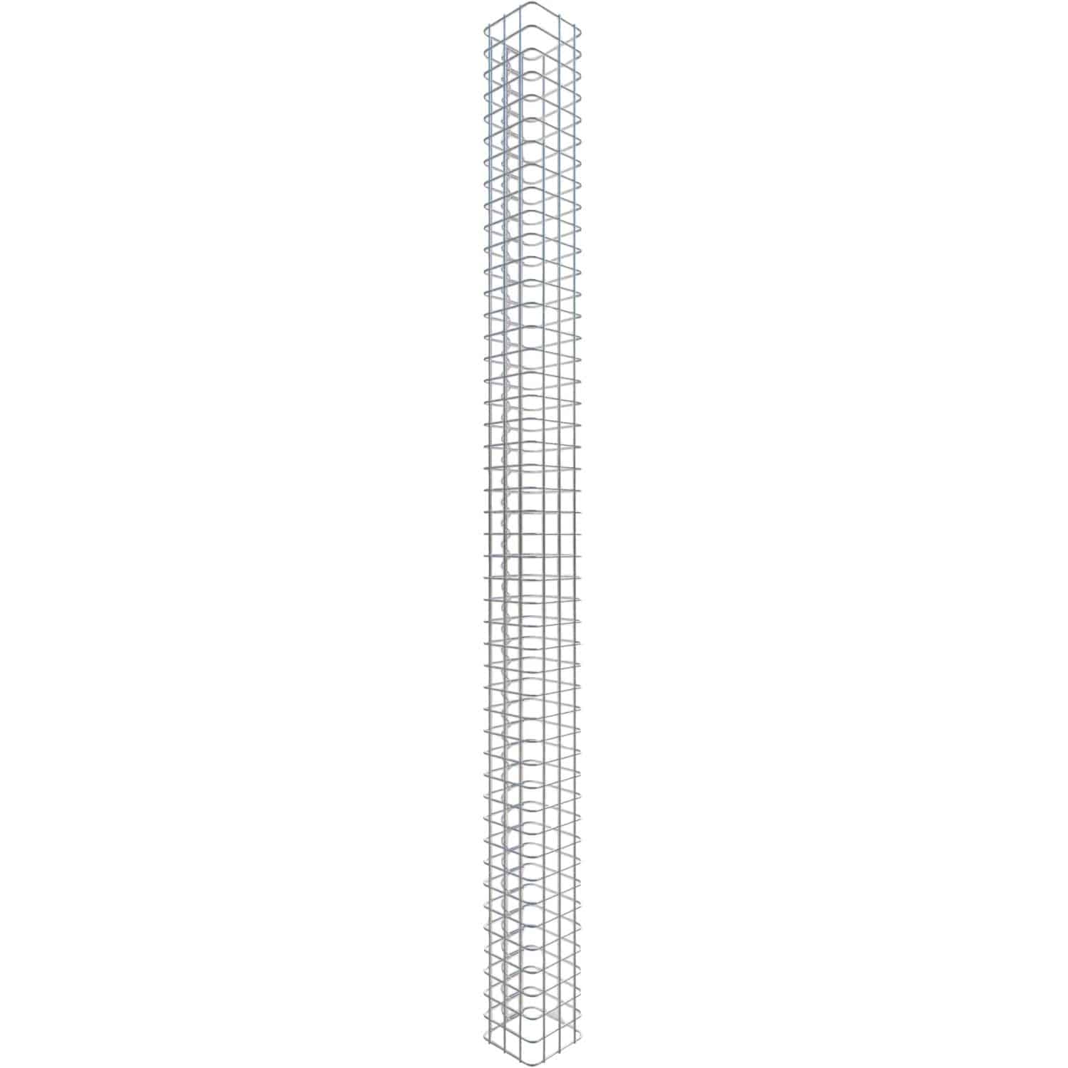 Gabiona Gabionen-Säule eckig 230 x 17 x 17 cm Maschenw 5 x 5 cm