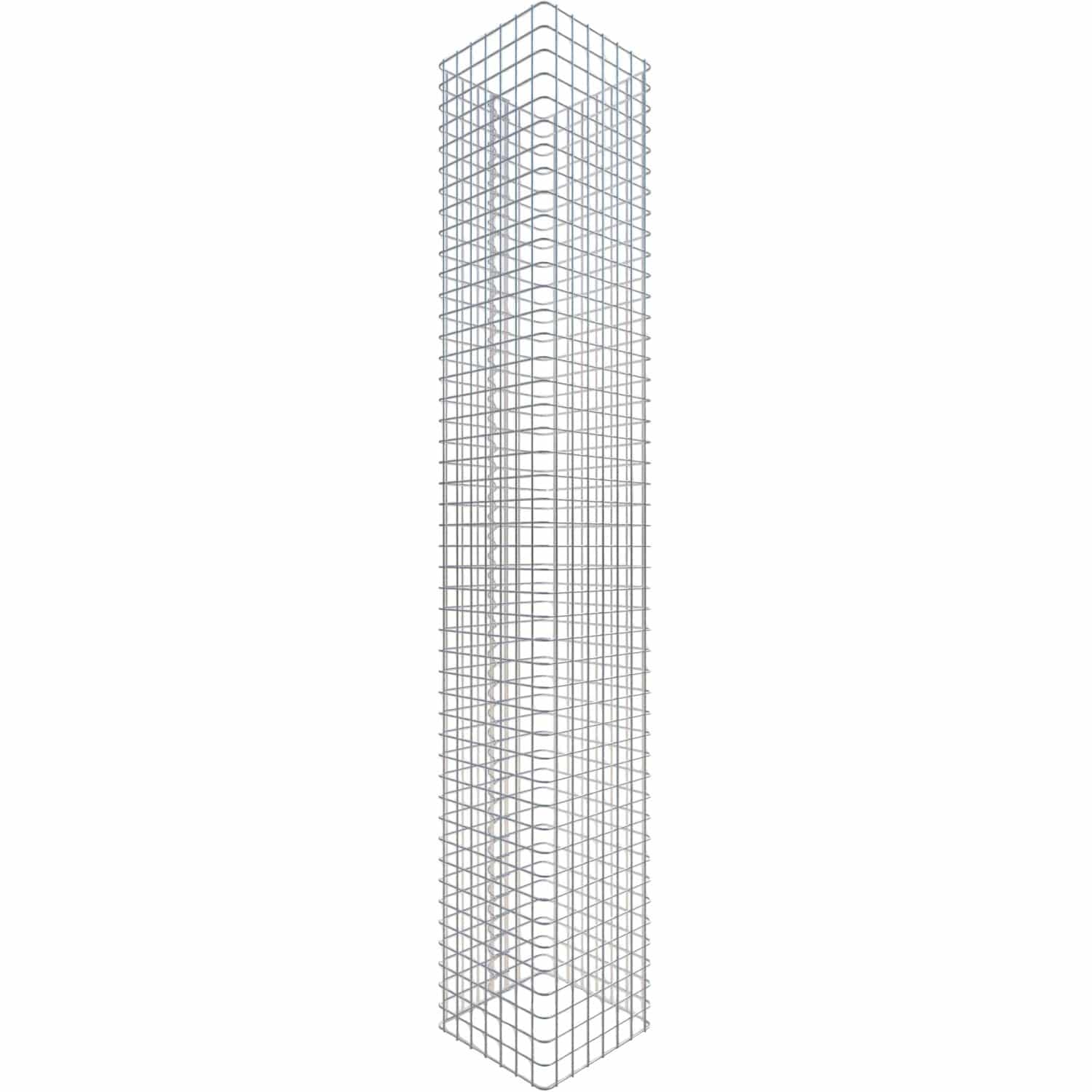Gabiona Gabionen-Säule eckig 230 x 37 x 37 cm Maschenw 5 x 5 cm