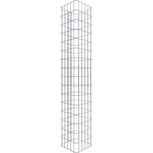 Gabiona Gabionen-Säule eckig 27 cm x 27 cm x 160 cm Maschenweite 5 cm x 10 cm