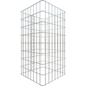 Gabiona Gabionen-Säule eckig 80 x 42 x 42 cm Maschenw 5 x 10 cm