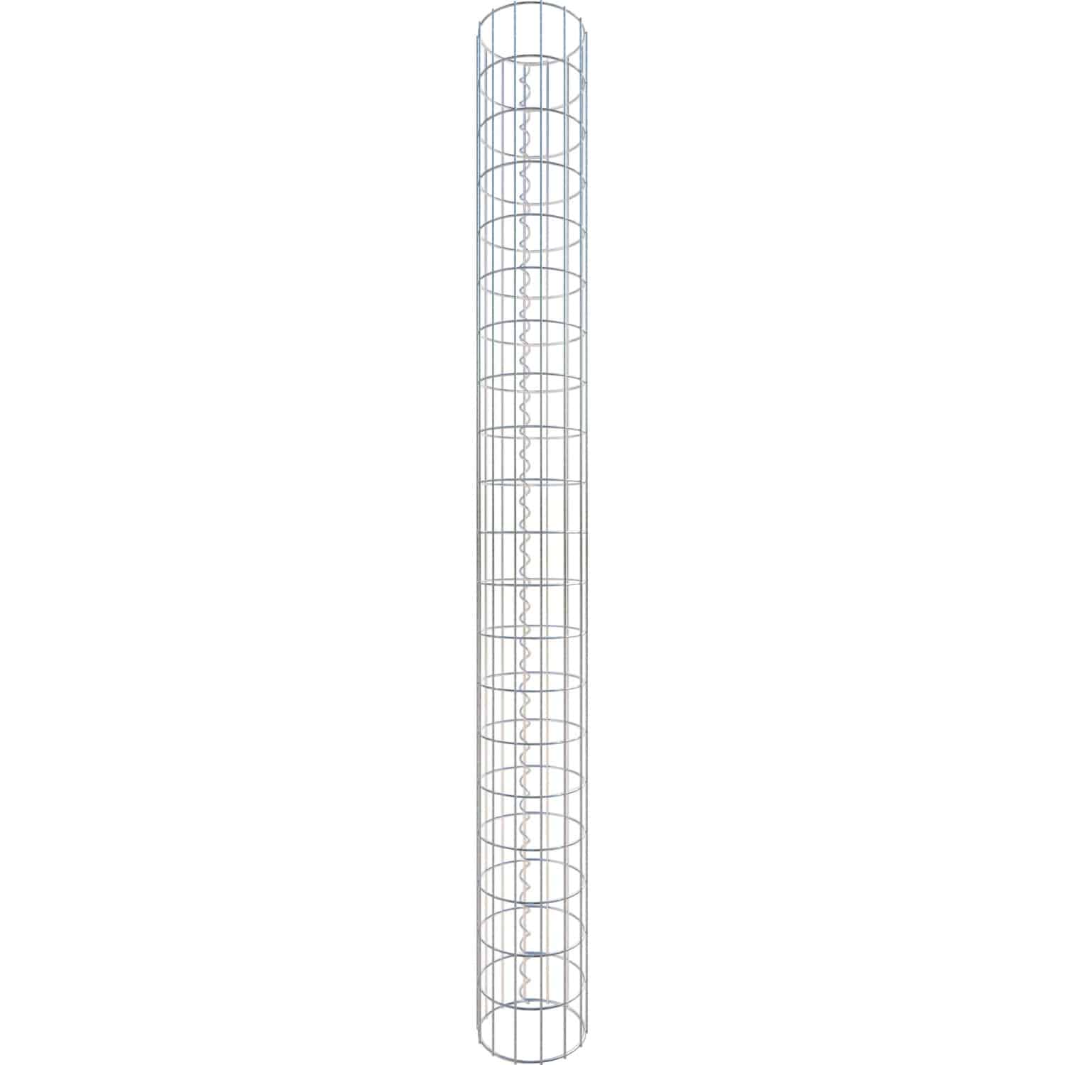 Gabiona Gabionen-Säule rund Ø 22 cm x Höhe 200 cm Maschenweite 5 cm x 10 cm
