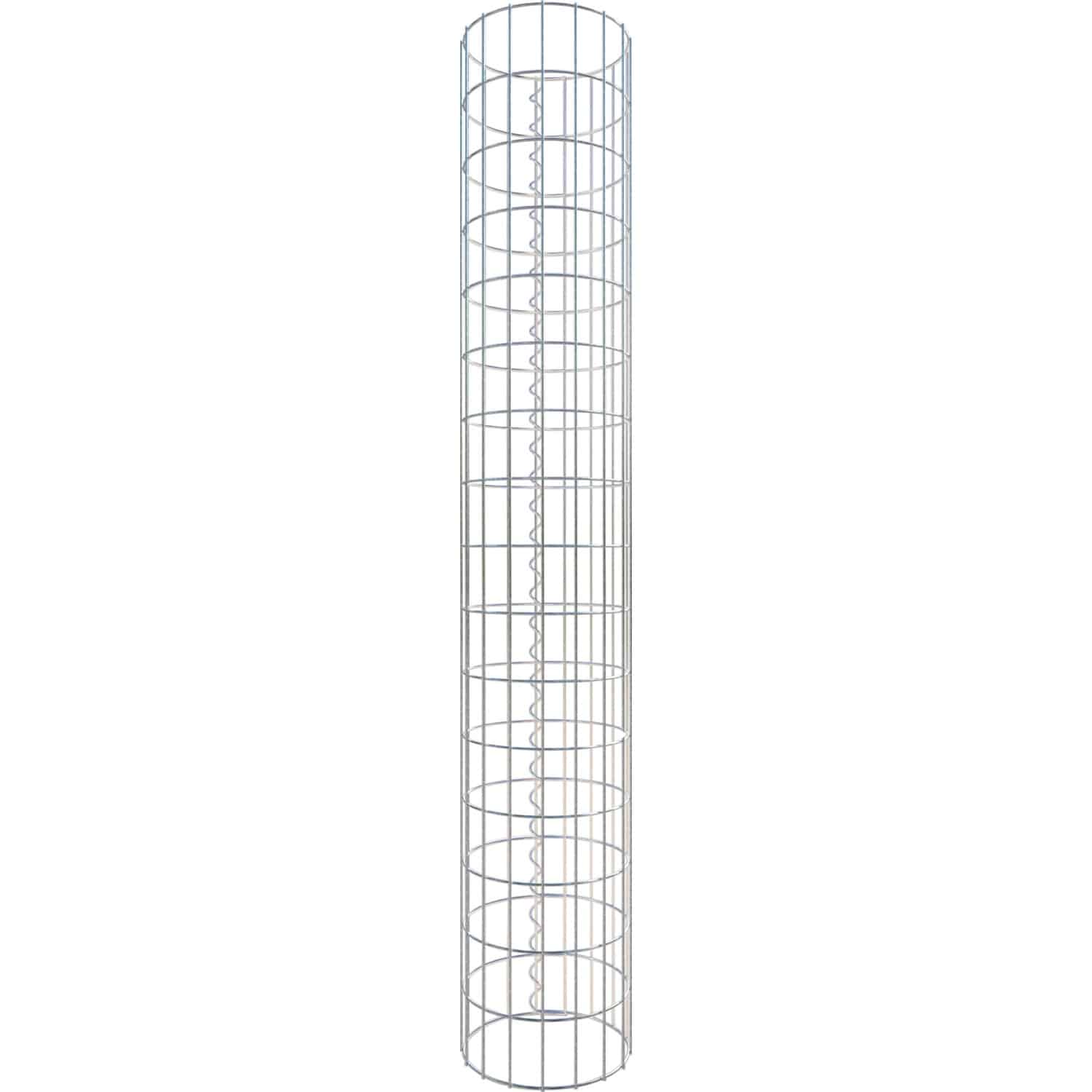 Gabiona Gabionen-Säule rund Ø 27 cm x Höhe 160 cm Maschenweite 5 cm x 10 cm