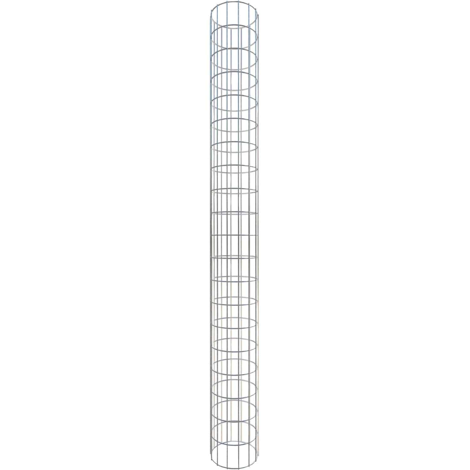 Gabiona Gabionen-Säule rund feuerverz 200 x Ø22 cm Maschenw 5 x 10 cm