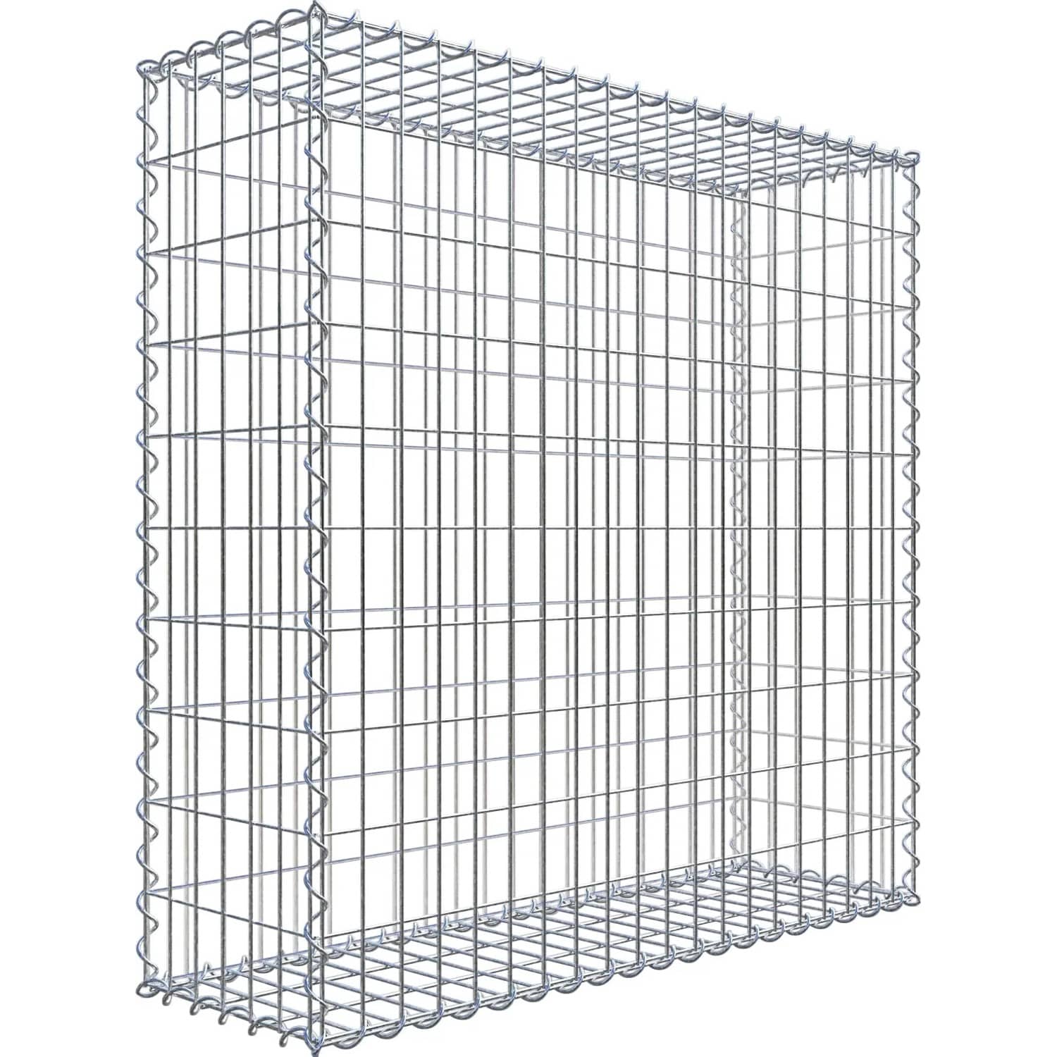 Gabiona Gabionenkorb 100 cm x 100 cm x 30 cm Maschenw 5 cm x 10 cm