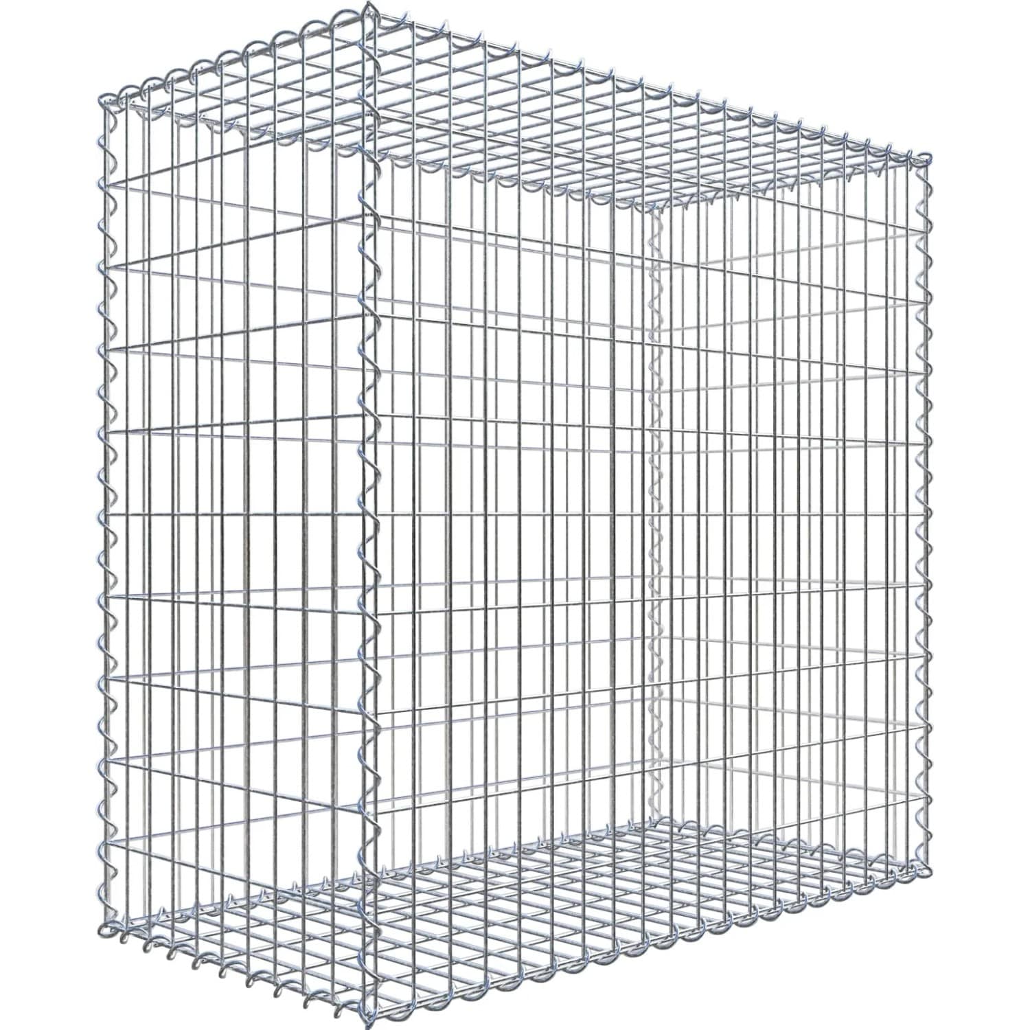 Gabiona Gabionenkorb 100 cm x 100 cm x 50 cm Maschenw 5 cm x 10 cm