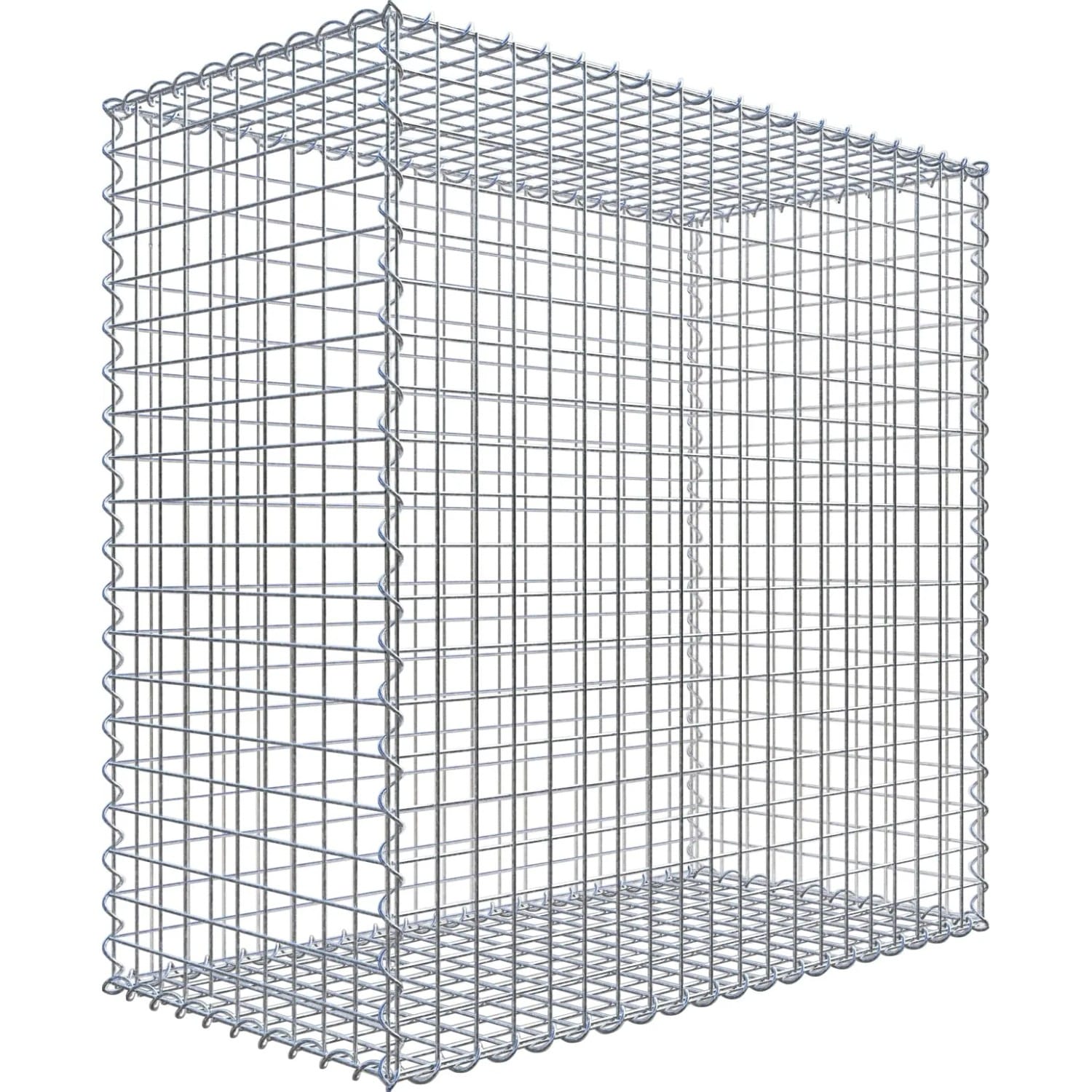 Gabiona Gabionenkorb 100 cm x 100 cm x 50 cm Maschenw 5 cm x 5 cm
