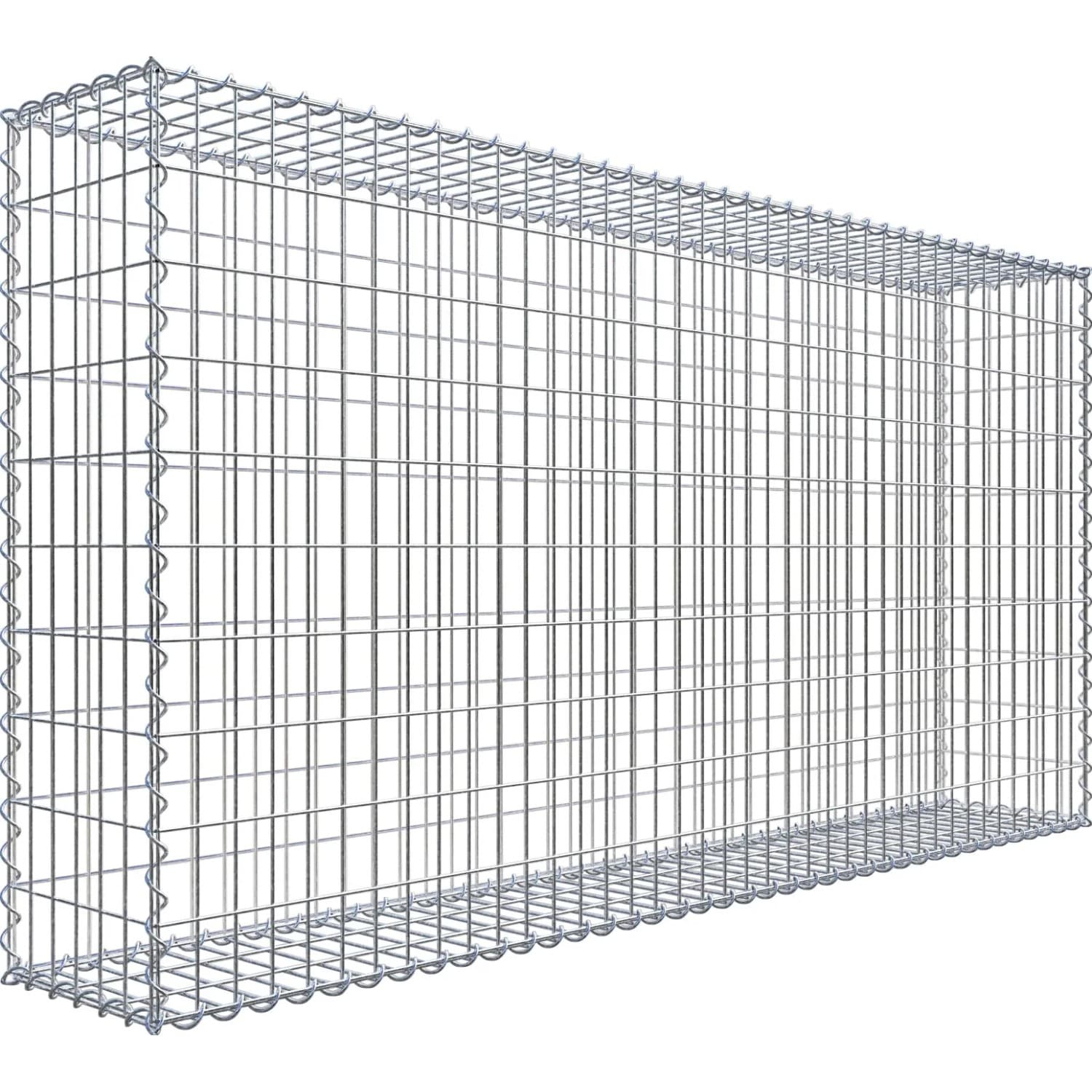 Gabiona Gabionenkorb 100 cm x 200 cm x 30 cm Maschenw 5 cm x 10 cm