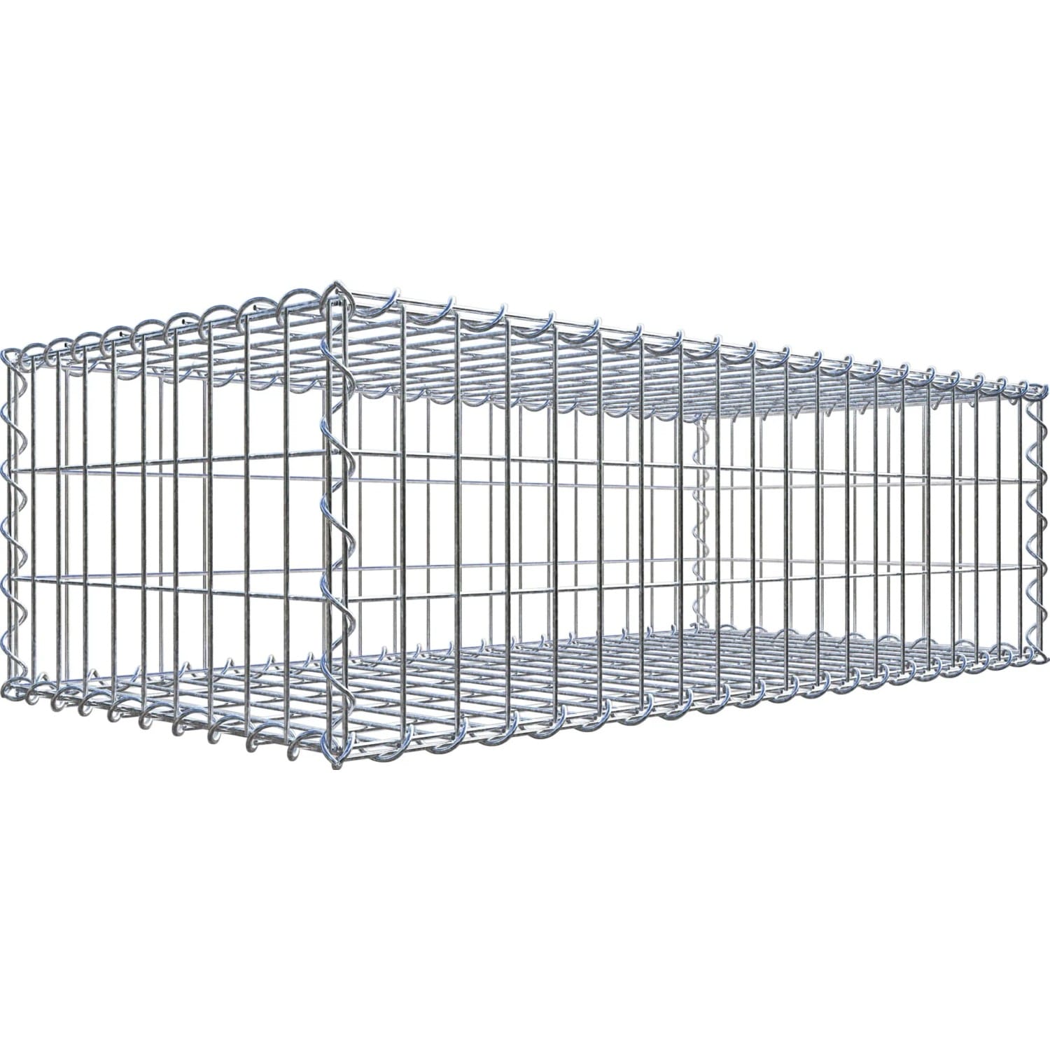 Gabiona Gabionenkorb 30 cm x 100 cm x 50 cm Maschenw 5 cm x 10 cm