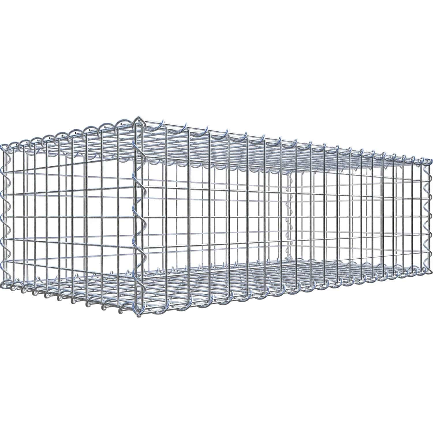 Gabiona Gabionenkorb 30 cm x 100 cm x 50 cm Maschenw 5 cm x 5 cm