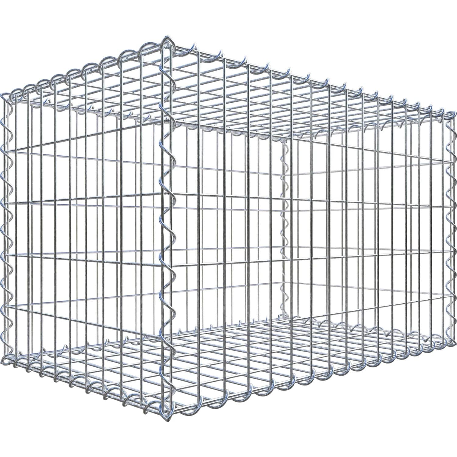 Gabiona Gabionenkorb 50 cm x 80 cm x 50 cm Maschenw 5 cm x 10 cm