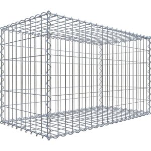 Gabiona Gabionenkorb 60 cm x 100 cm x 50 cm Maschenw 5 cm x 10 cm