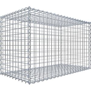 Gabiona Gabionenkorb 60 cm x 100 cm x 50 cm Maschenw 5 cm x 5 cm