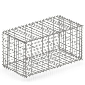 KARAT Gabionenkorb Lenox Steinkorb Zaun Sichtschutz Verzinkt 100 x 50 x 50 cm