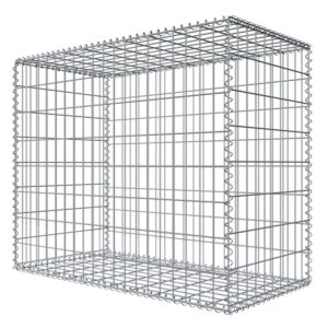 Niederberg Metall Gabione 80 x 100 x 50 cm - Maschenweite 5 x 10 cm