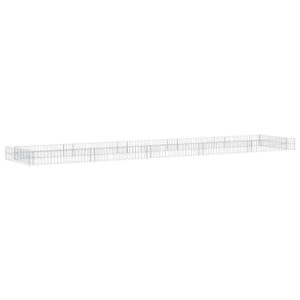vidaXL Gabionen-Hochbeet Verzinkter Stahl 500x100x20 cm 151315