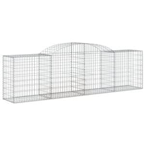 vidaXL Gabionen mit Hochbogen 13 Stk 300x50x80/100cm Eisen 1671088