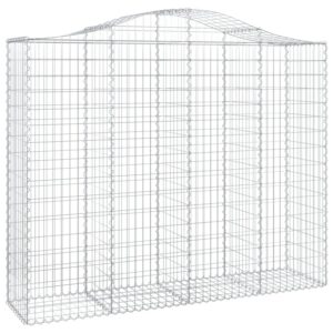 vidaXL Gabionen mit Hochbogen 13Stk 200x50x160/180cm Eisen 1554806
