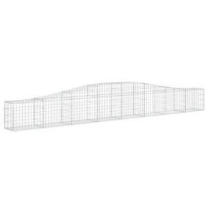 vidaXL Gabionen mit Hochbogen 3 Stk 400x30x40/60 cm Eisen 1562270