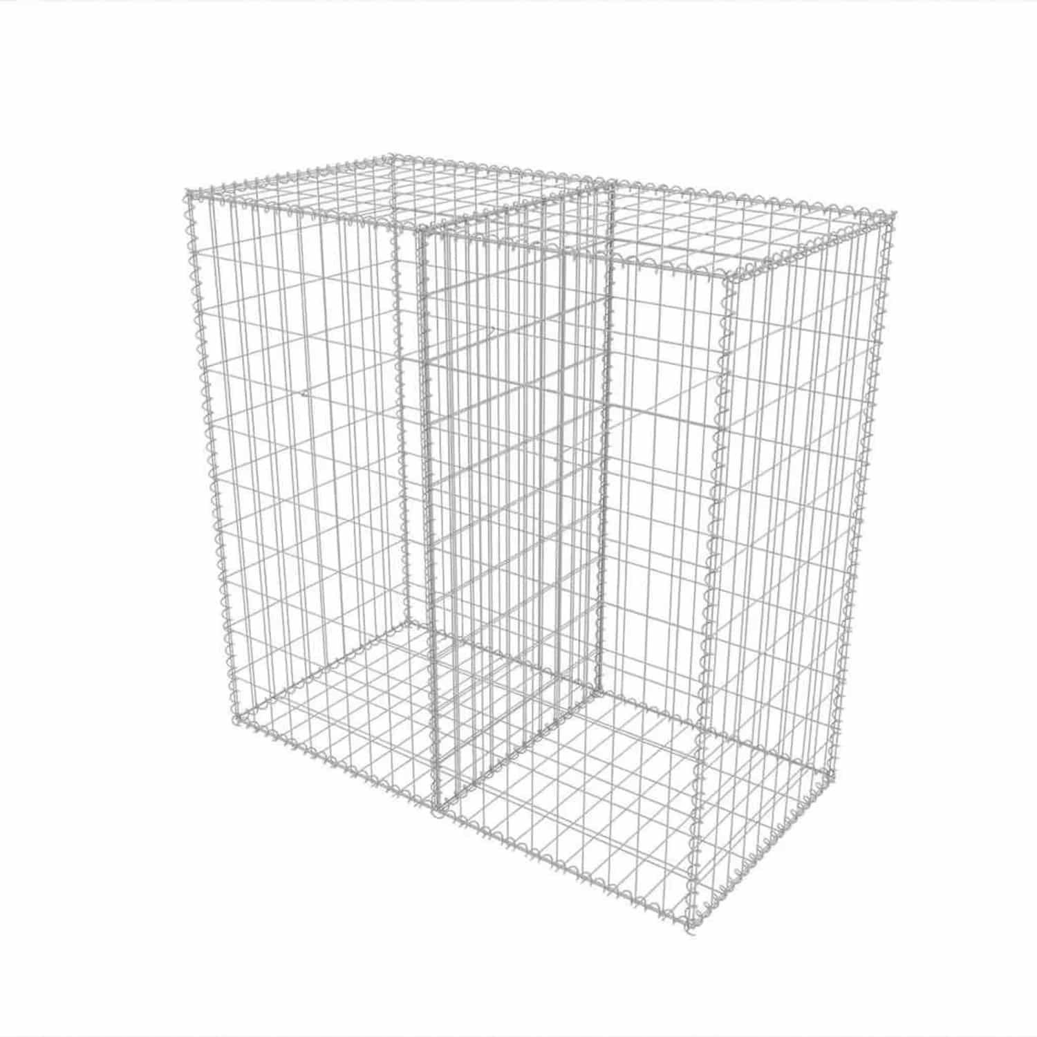 vidaXL Gabionenkorb Stahl 100x50x100 cm 142550