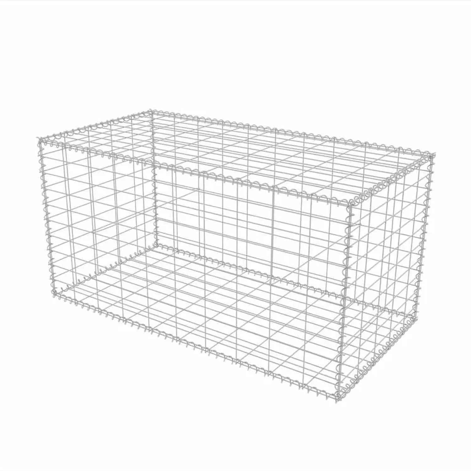 vidaXL Gabionenkorb Stahl 100x50x50 cm 142549